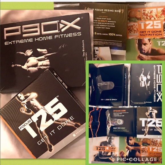 Beach Body P90X and Focus T25 delta - Like New - Picture 1 of 3
